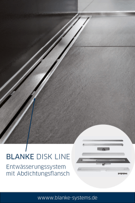 Entwässerungssystem BLANKE DISK LINE